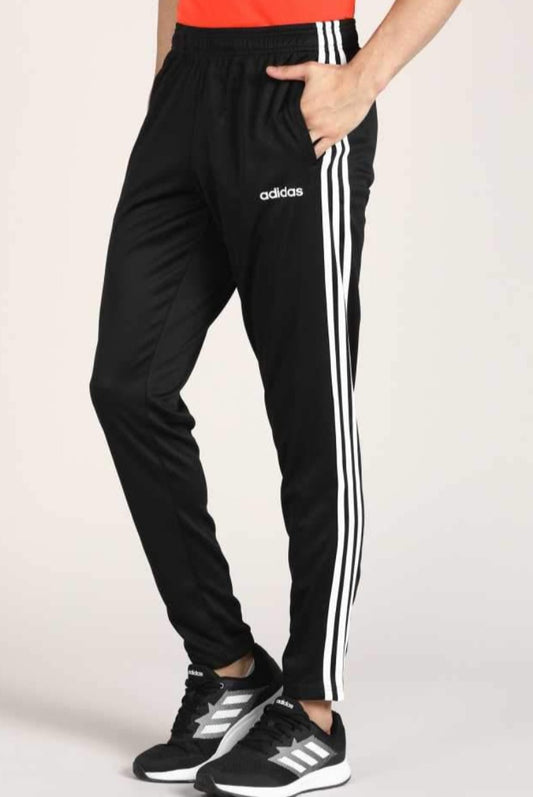 ADIDAS 3 Striped Men Black Track Pants Fl5733
