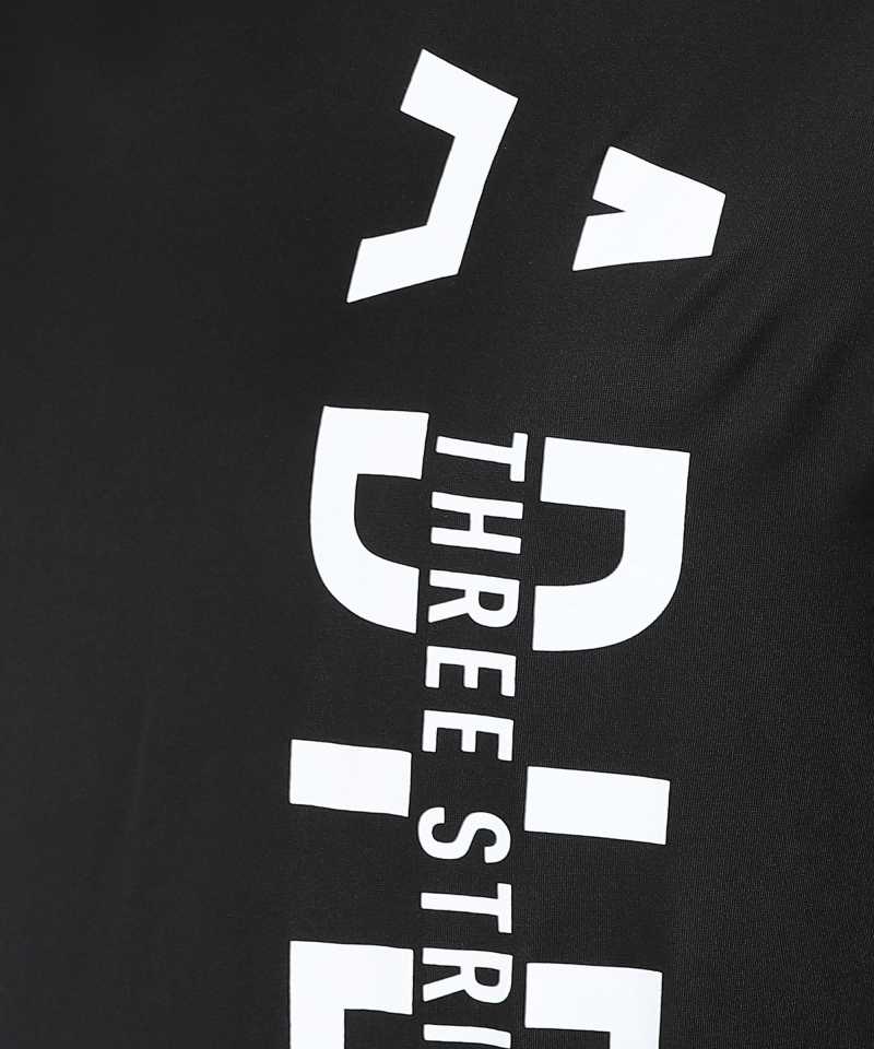 Sporty Men Round Neck Black T-Shirt-Fs3982