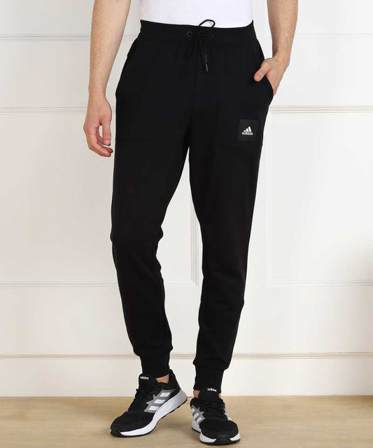 Solid Men Black Track Pants-Gl2910