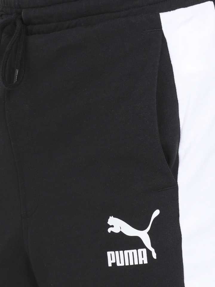 Solid Men Black Sports Shorts