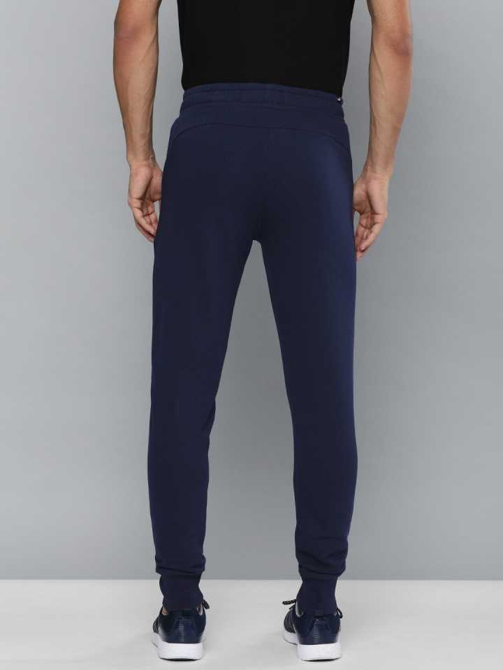 Solid Men Blue Track Pants-847617 06