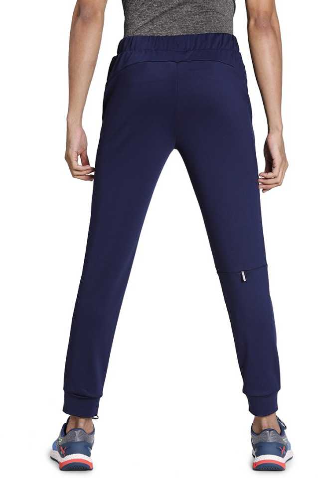Printed Men Blue Track Pants-58151206