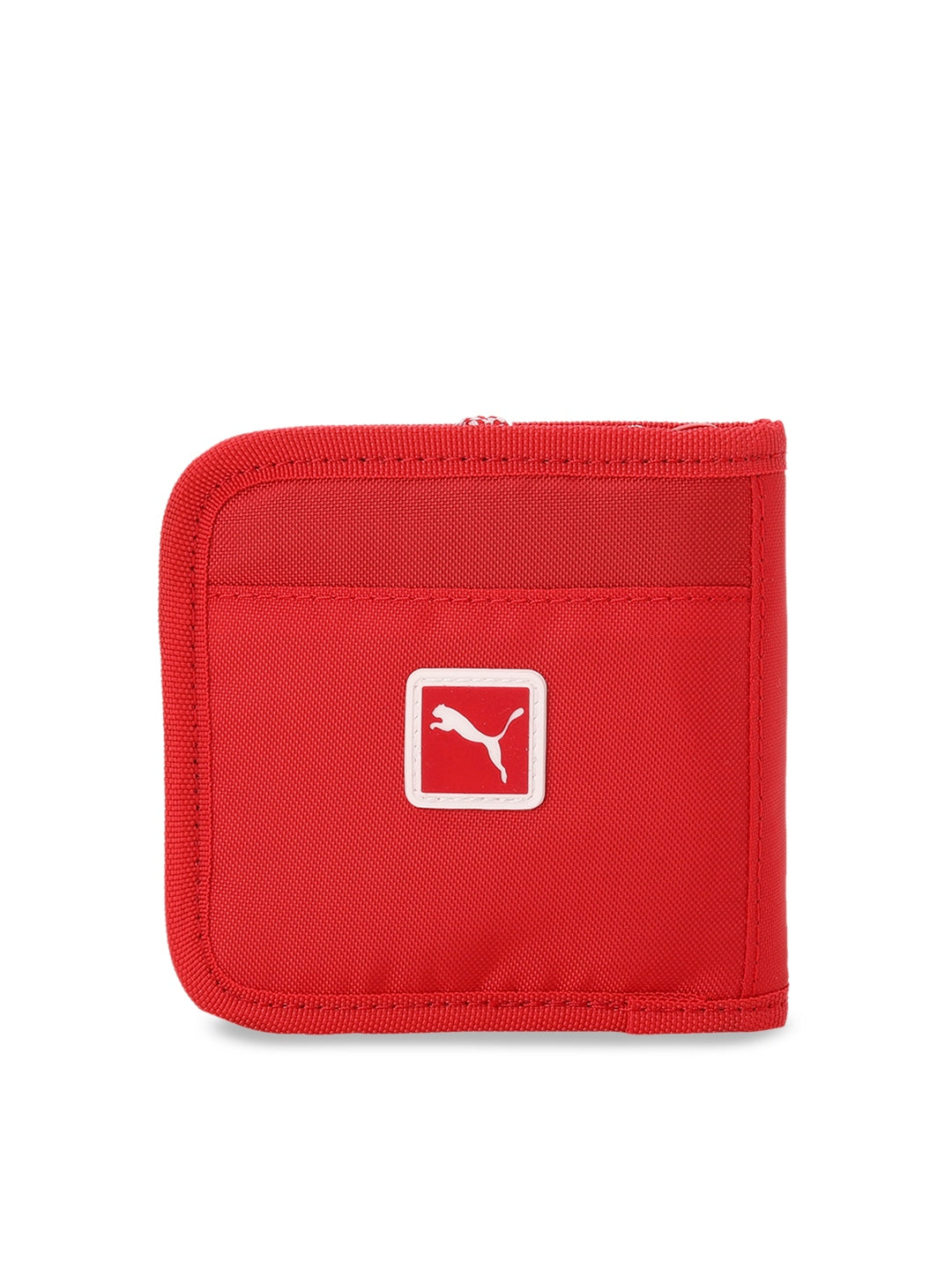 Unisex Red Solid Ferrari Fanwear Zip Around Wallet-05385601