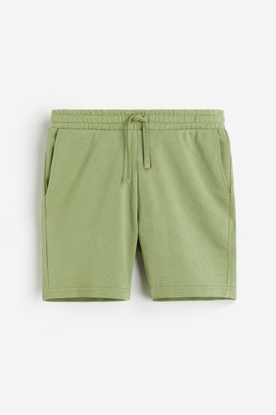 Regular Fit Sweatshorts -Green -1224295014