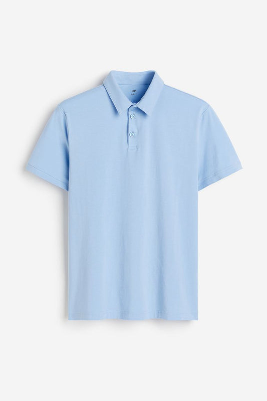 Slim Fit Polo shirt -Light blue -0956343063
