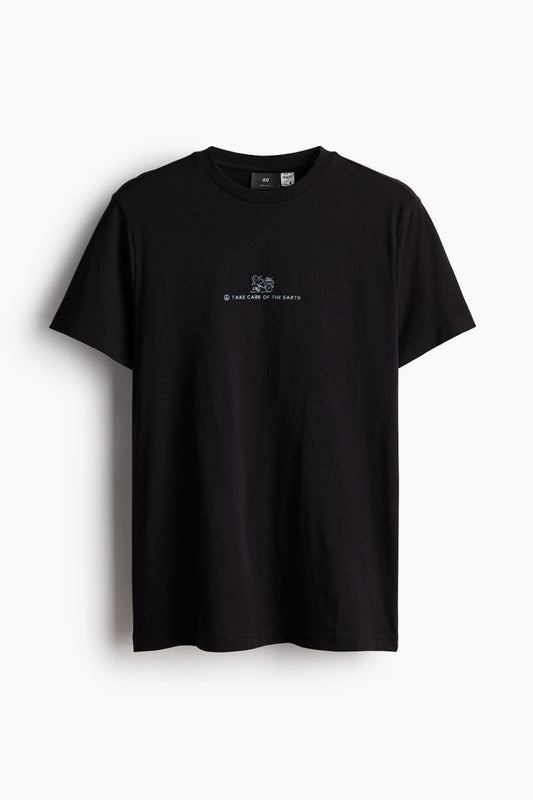 Regular Fit T-shirt -Black/Snoopy -0973277057