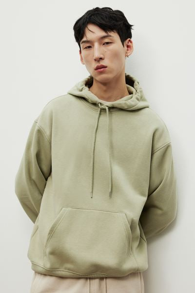 Loose Fit Hoodie -Pistachio green -0970819092