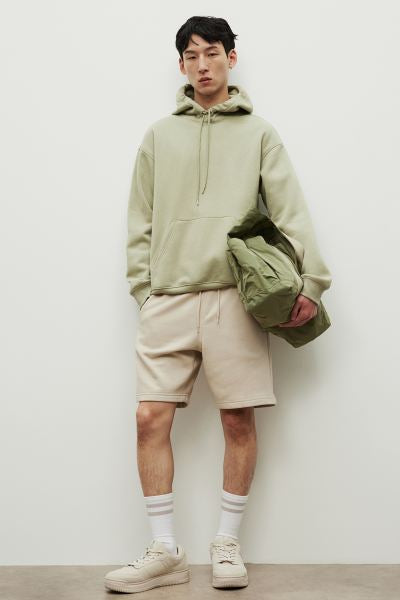 Loose Fit Hoodie -Pistachio green -0970819092