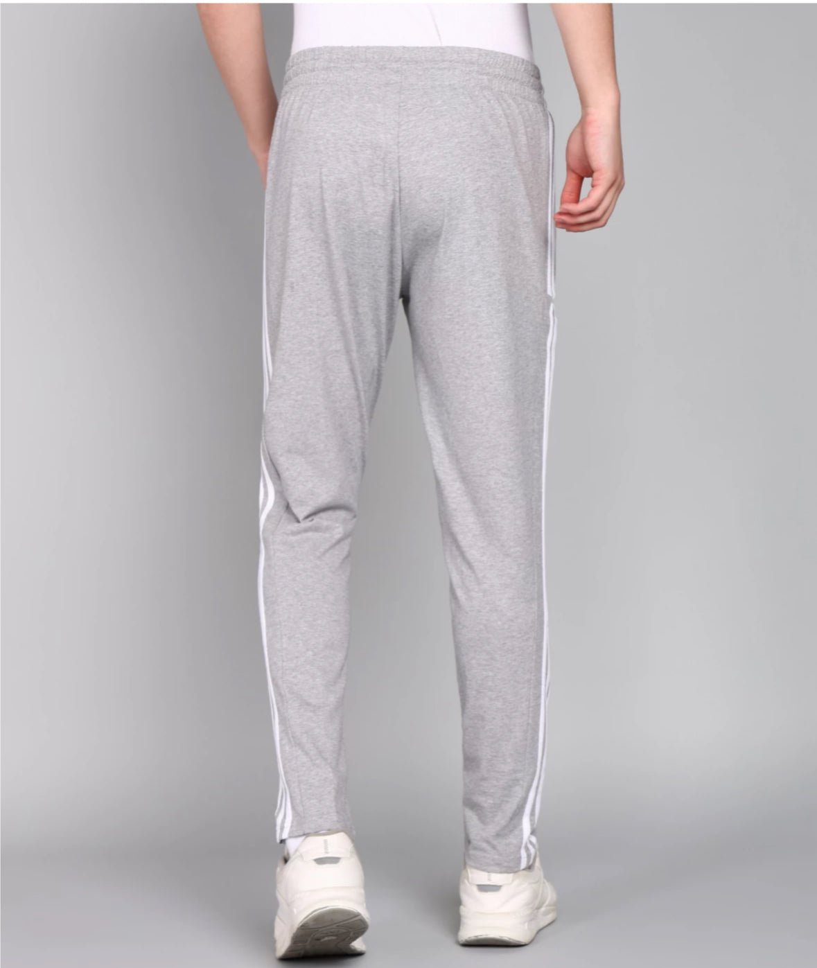 Men solid Grey  Track Pants-iu0019