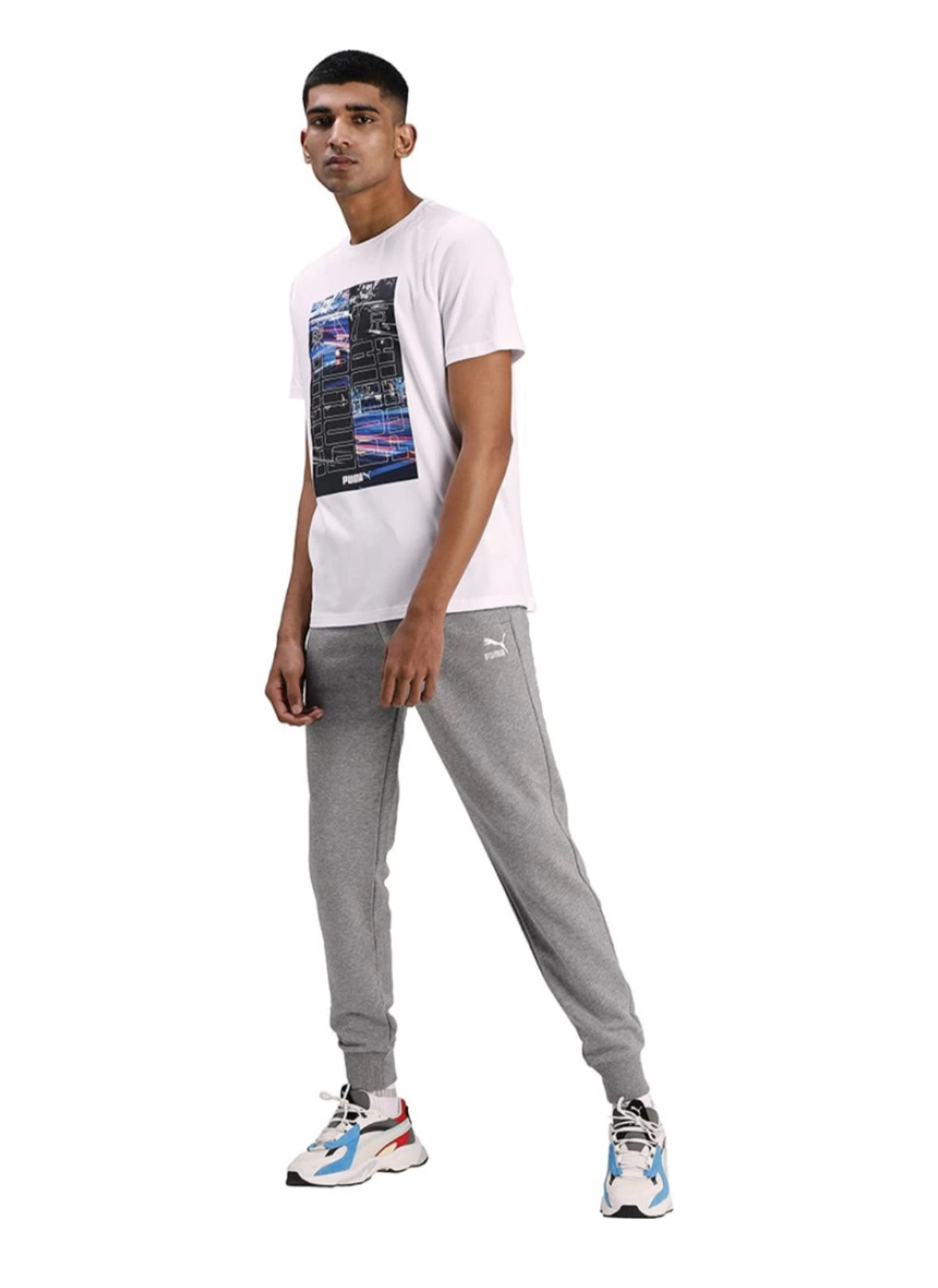 Classics Sweatpants Cuff TR Men Solid Grey-538045 03