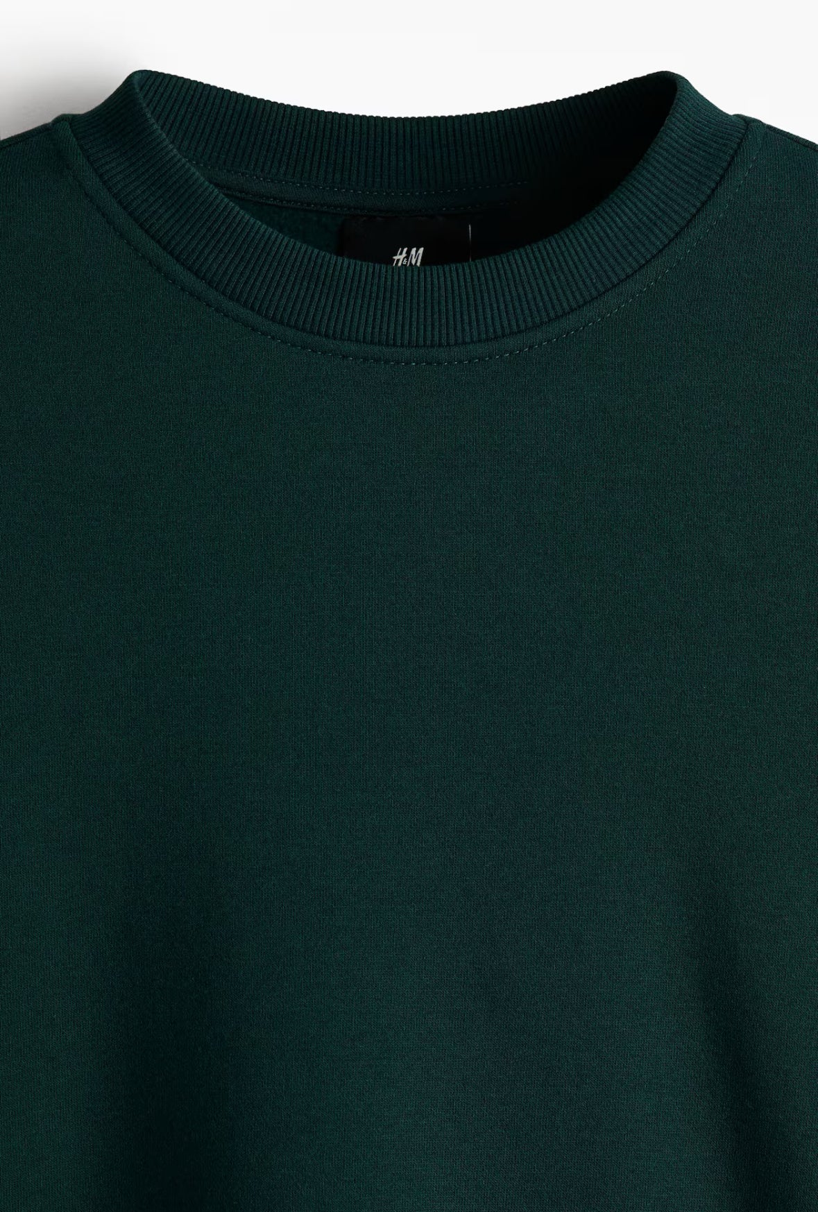 Loose fit sweatshirt - green-1308076008