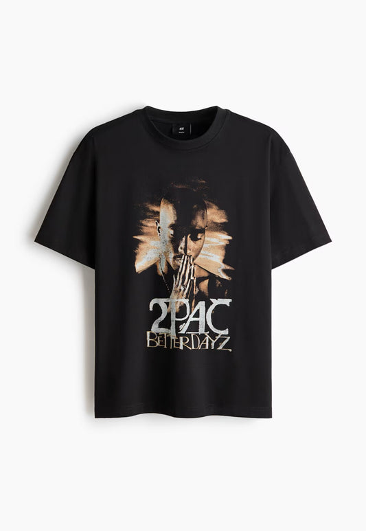 LOOSE FIT T-SHIRT -Black/ 2pa c-0972640201