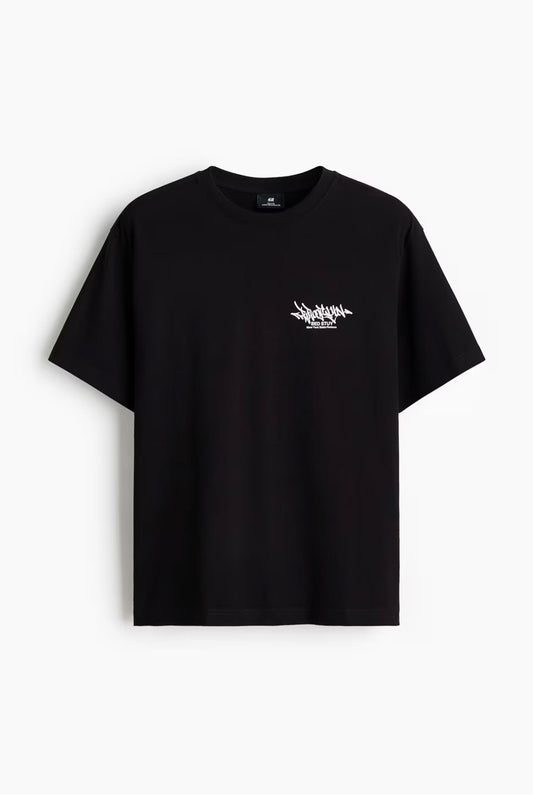 Loose Fit Printed T-Shirts-black/brooklyn-0967955171
