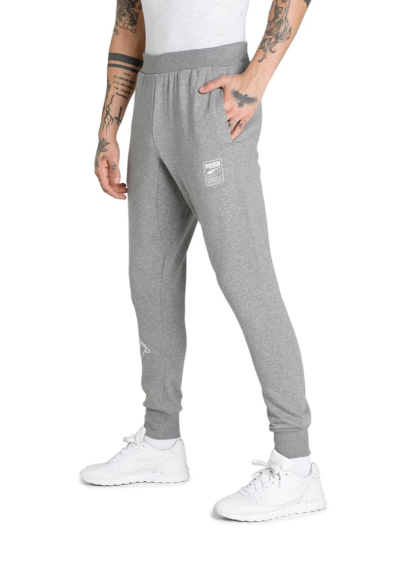 Puma Rebel Pants Bold Fl cl Men Printed Grey-671662 03