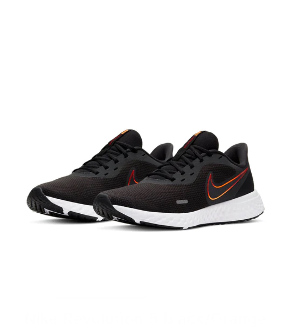Nike Revolution 5 Black/Orange 
-bq3204 014