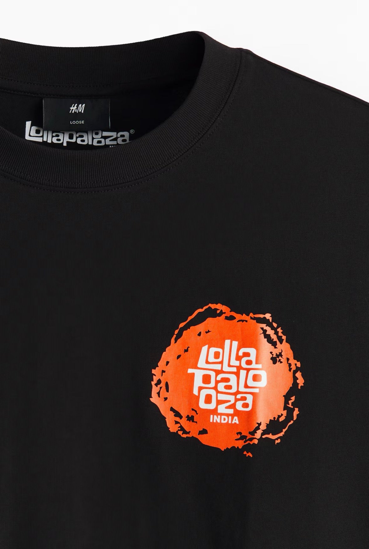 Loose Fit Printed T-Shirts-bLck -lollapalooza-1338233003