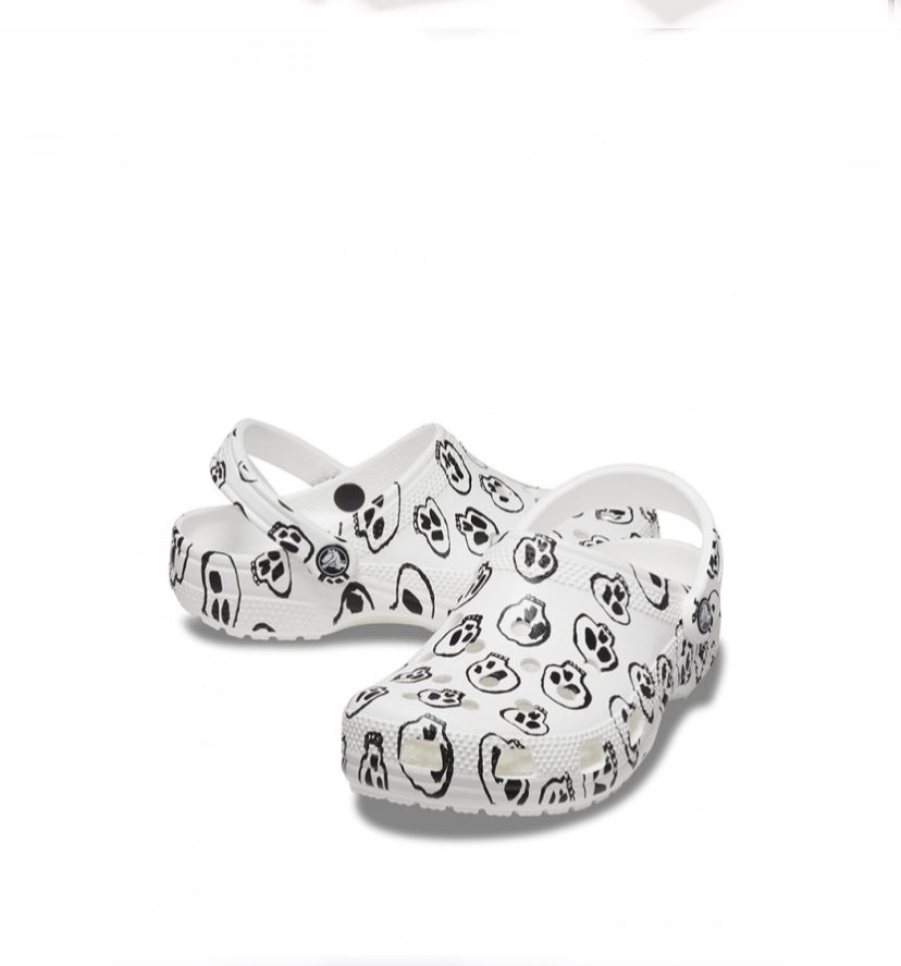 classic Skull print Clog-208993-103