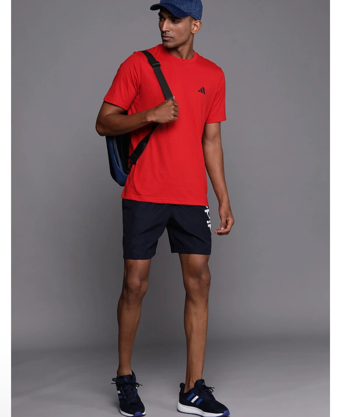 Adidas M TR-ES Comf TEE Men Printed Red Polyester T-Shirt-Iq0011