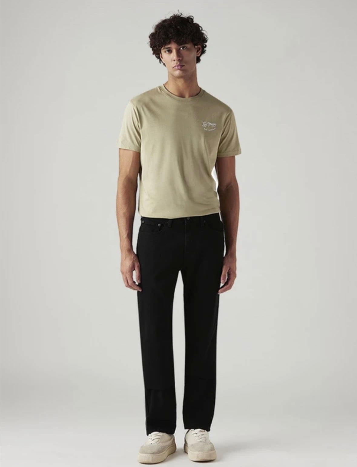 MEN'S 541 BLACK ATHLETIC TAPERED FIT MID RISE JEANS -0064y-0038