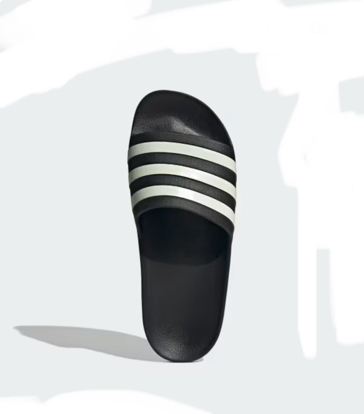 Adilette aqua slides-blck/ivory-Ji1405