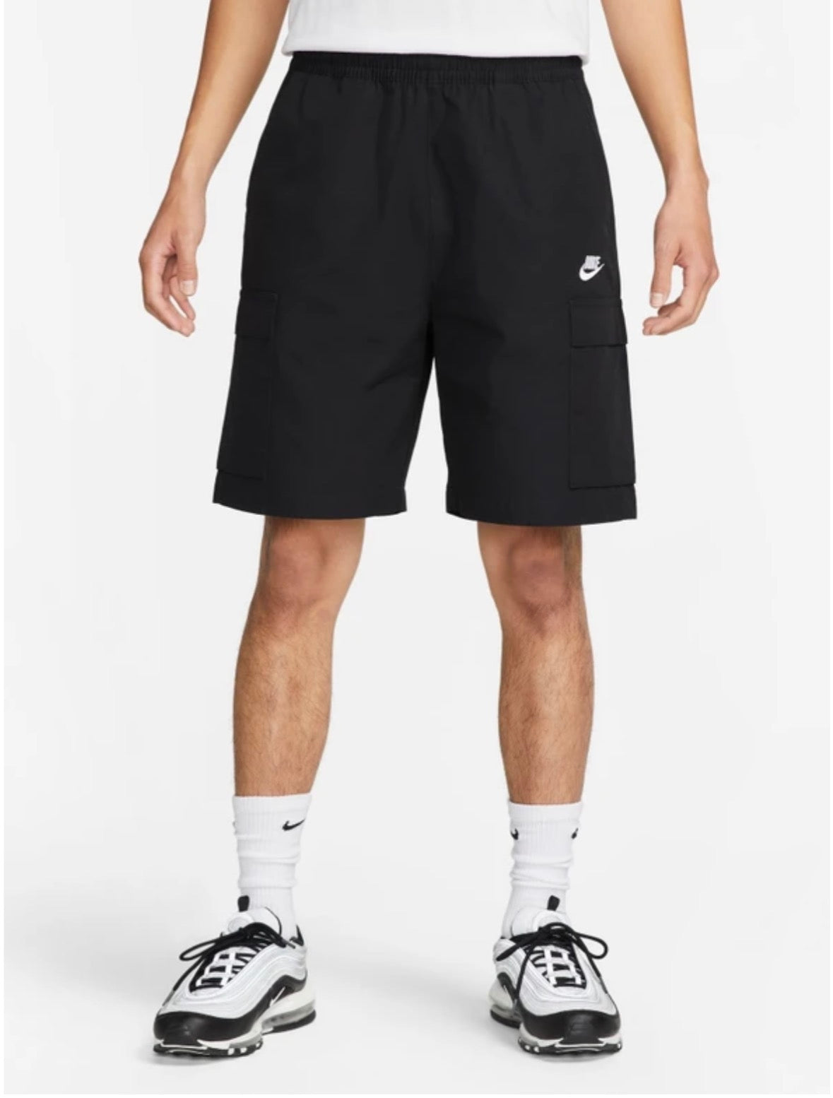 Nike Club Woven Cargo Shorts 'Black' -Fb1247-010