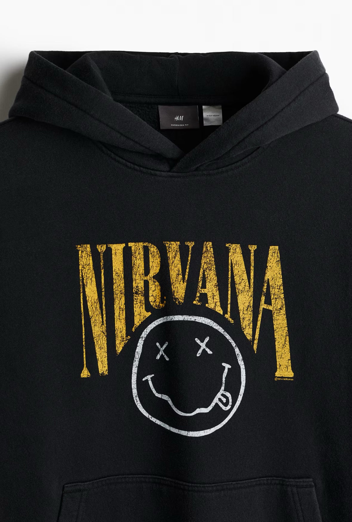Loose fit hoodies-Black/ Nirvana-1117750021