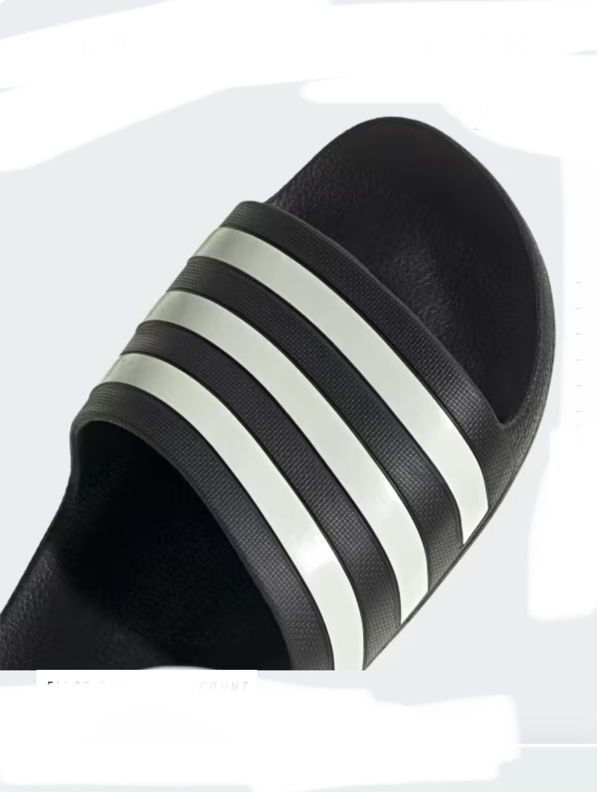 Adilette aqua slides-blck/ivory-Ji1405