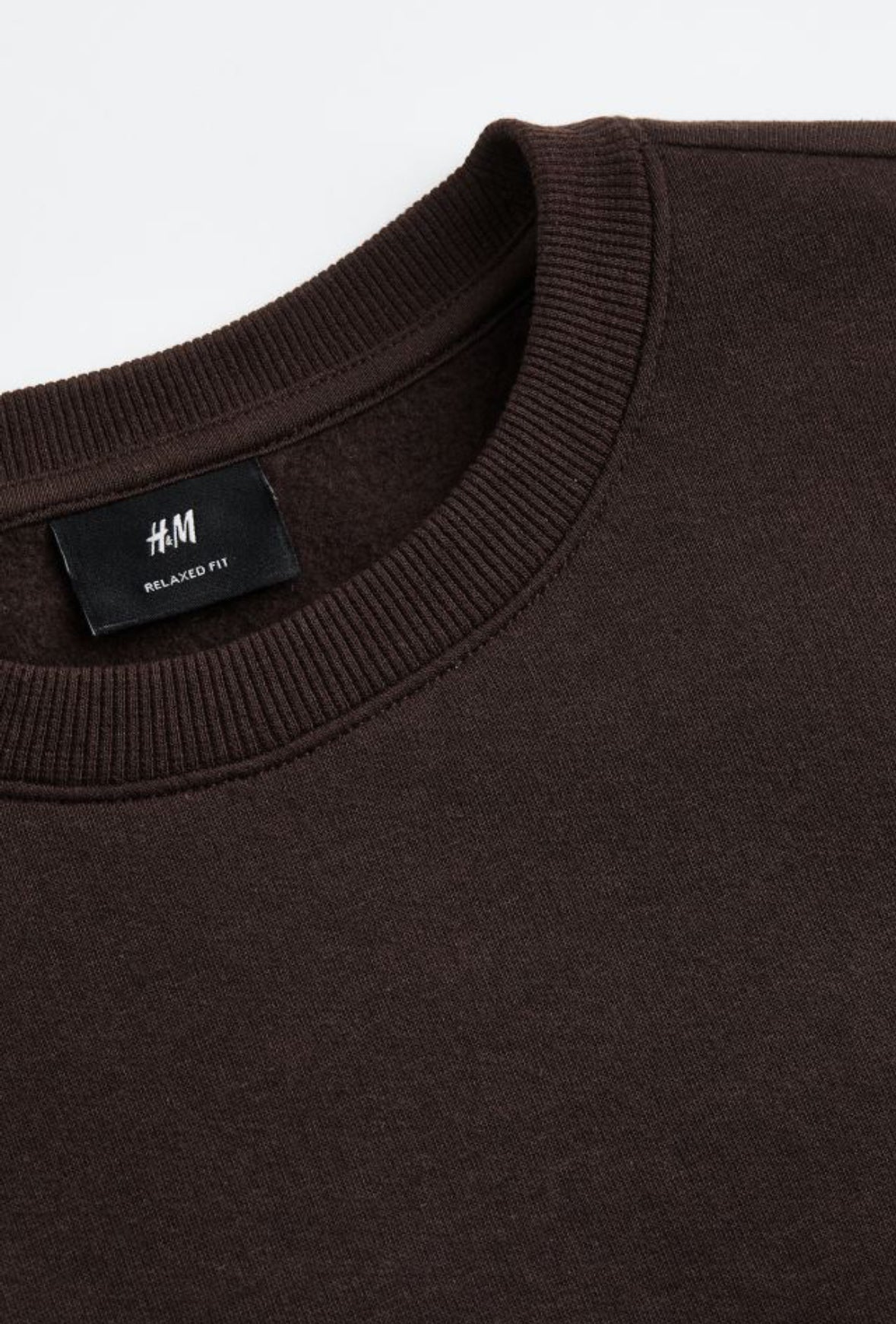 Loose Fit Sweatshirt -Dark brown -0970818049