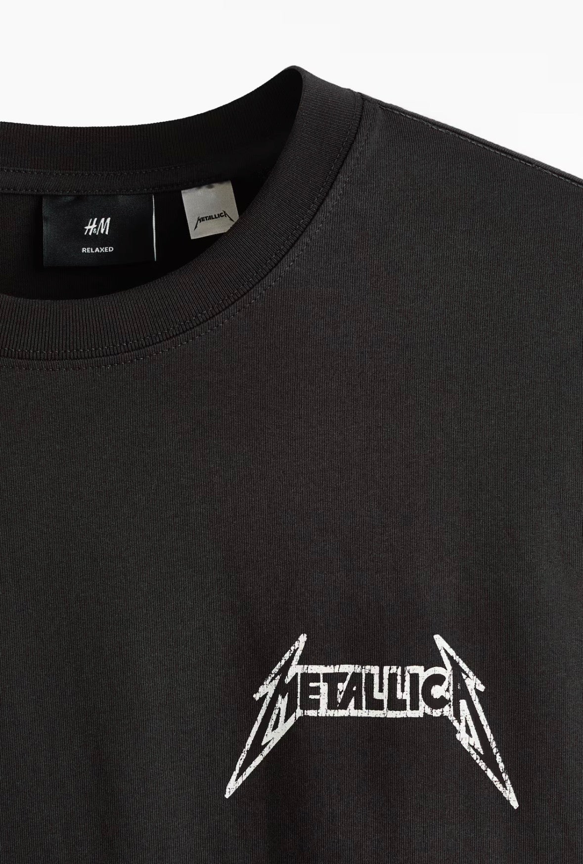 Loose Fit T-Shirt - Black/Metallica-0972640182