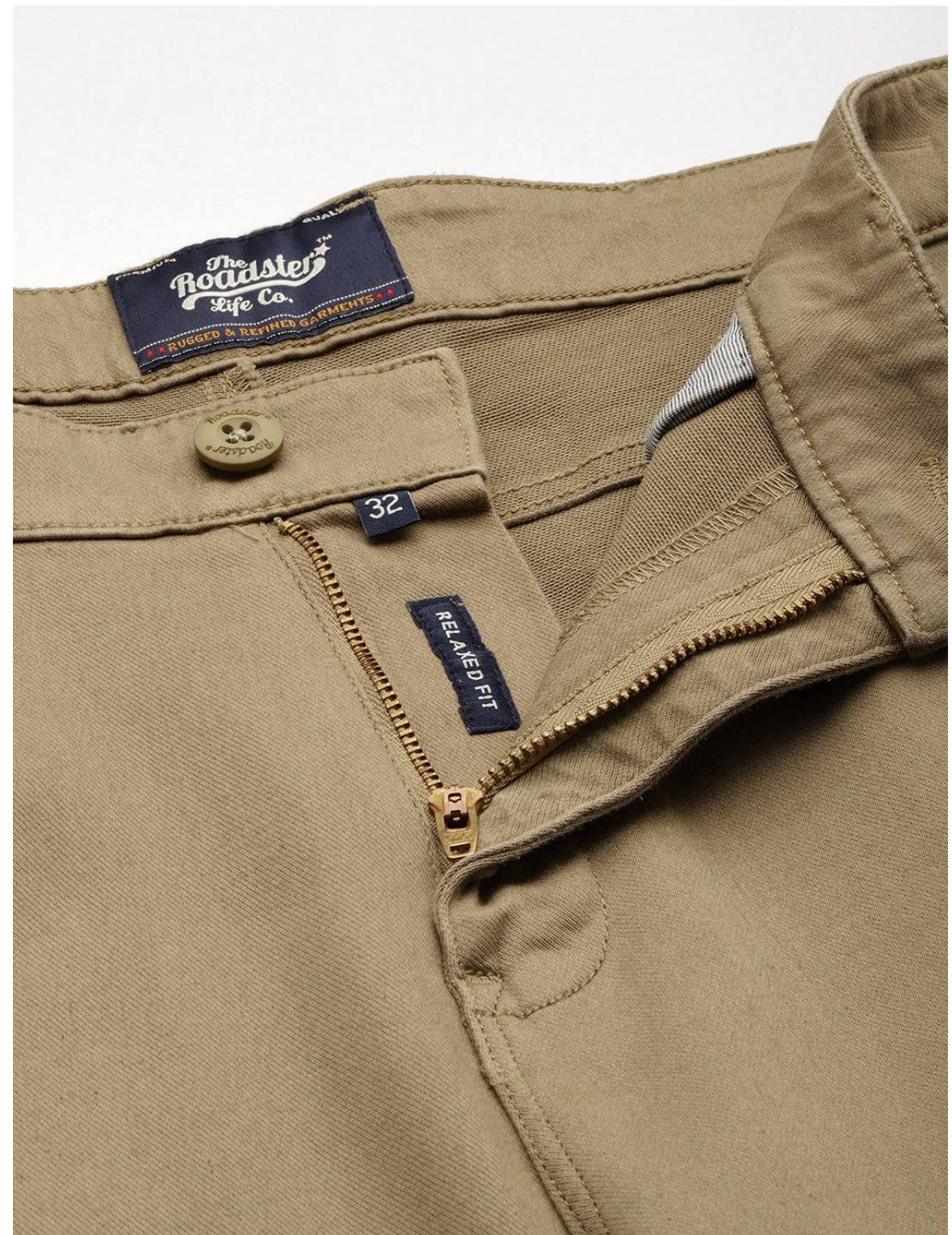 The Life Co. Men Relaxed Fit Chinos Trouser-32040322