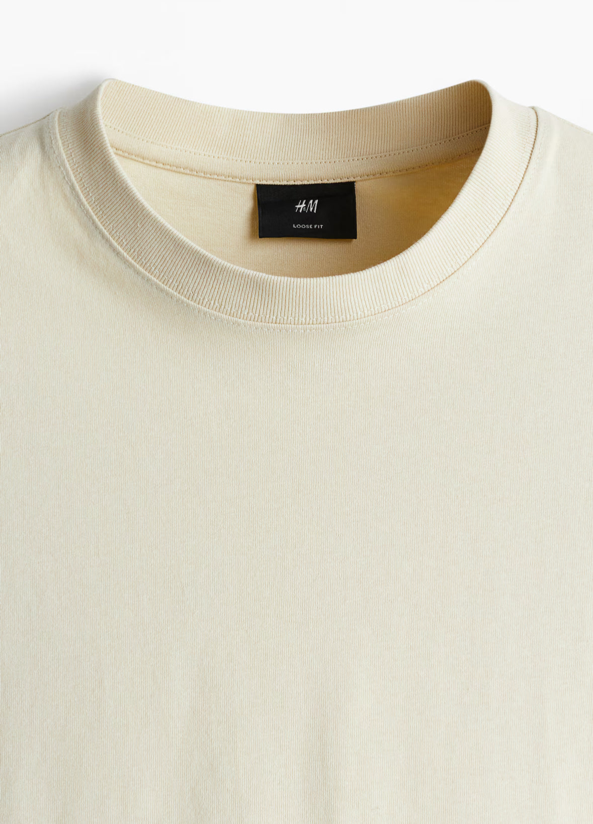 Loose Fit T-shirt -Light beige -0608945124