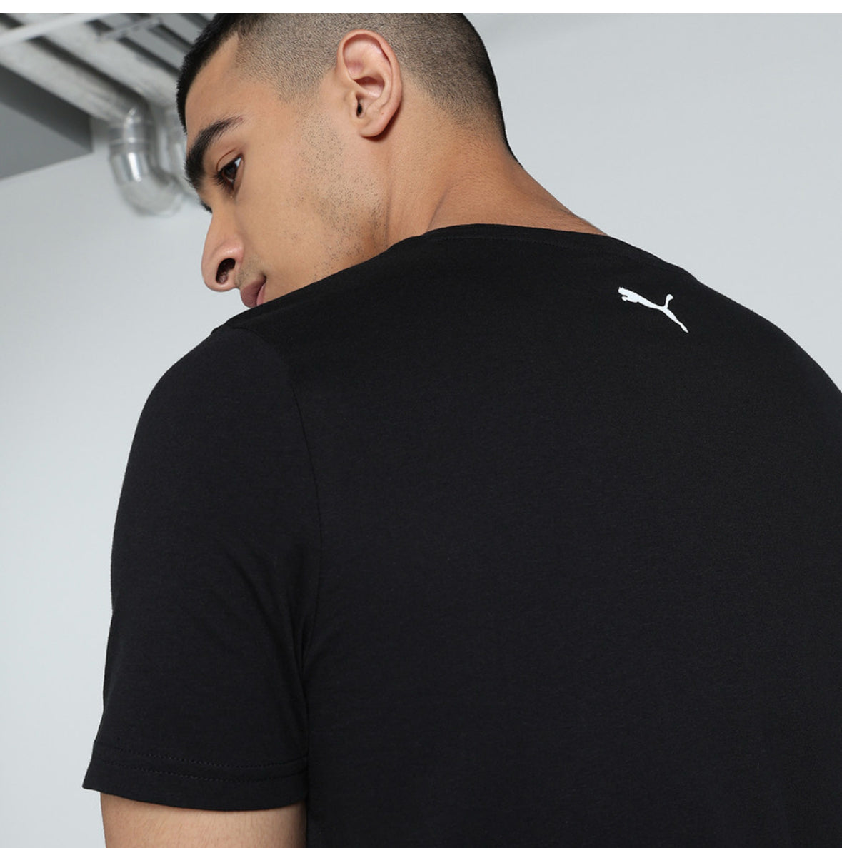 PUMA Printed Men Crew Neck Black T-Shirt -68709999