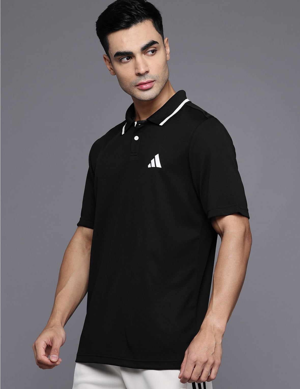 Adidas Brand Logo Training Polo T-Shirts-jd9181