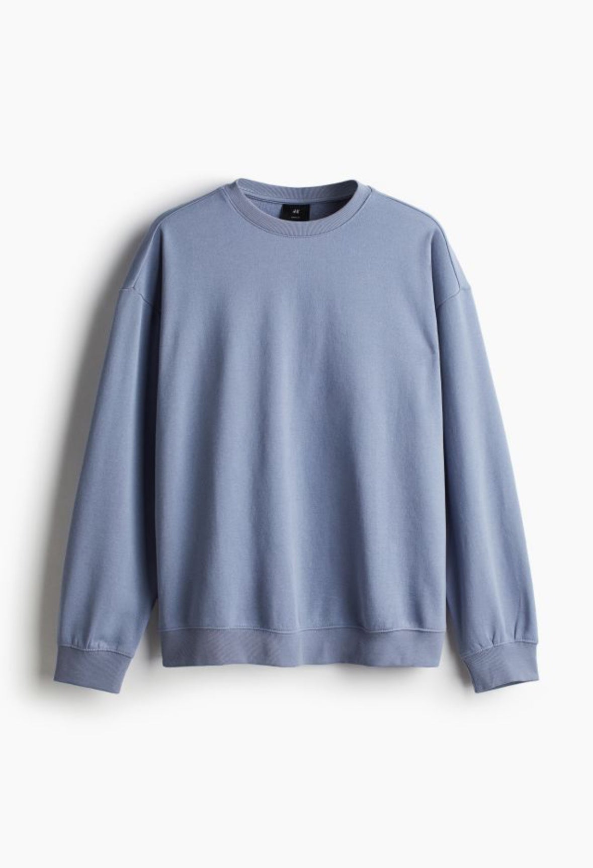 Loose Fit Sweatshirt -Blue-0970818099