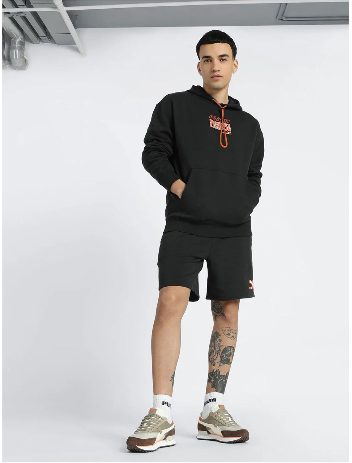 X Rocket League Men’s Relaxed Fit Hoodie-627435 01