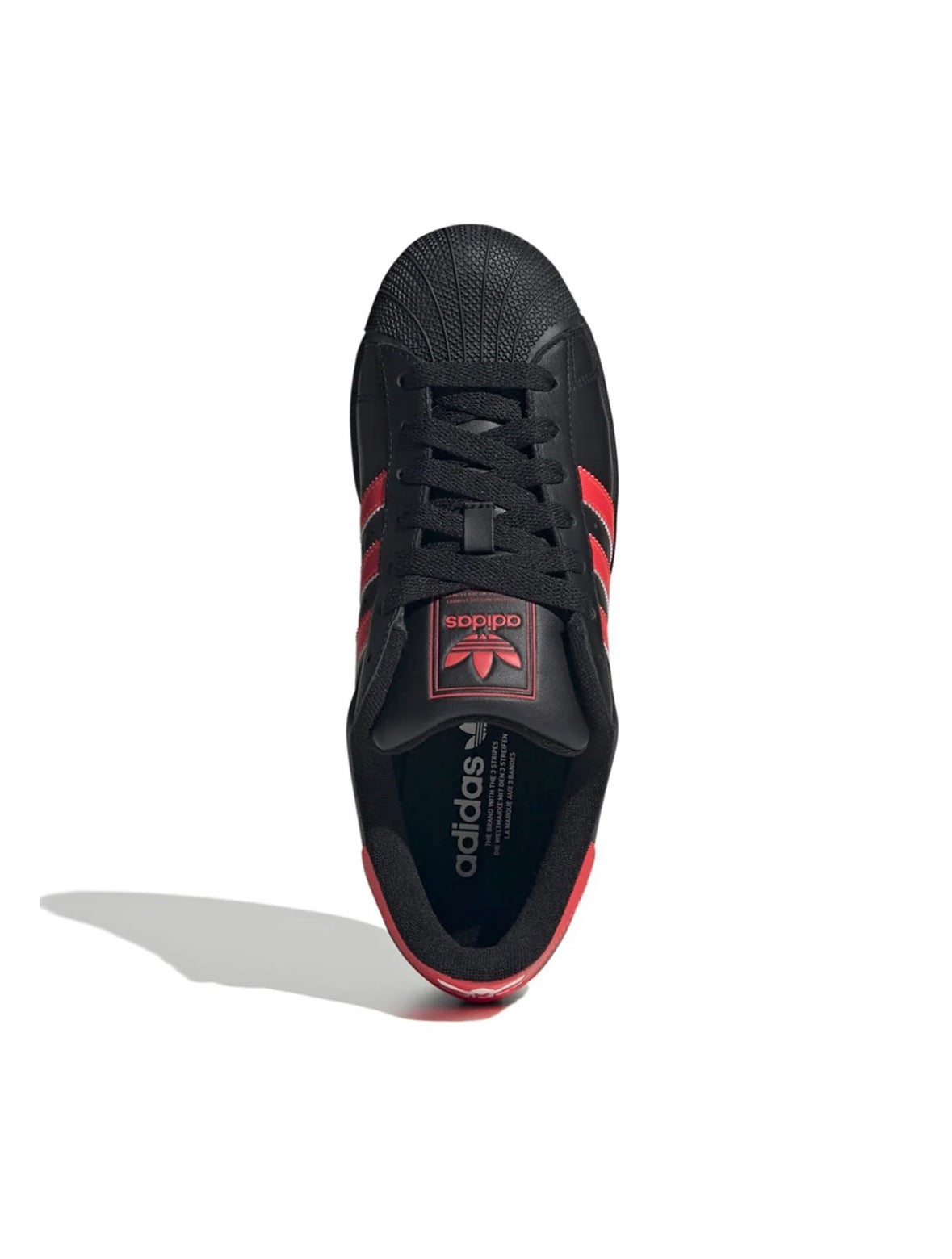 SUPERSTAR II SHOES -Core Black / Lucid Red / Cloud White -Jq3176