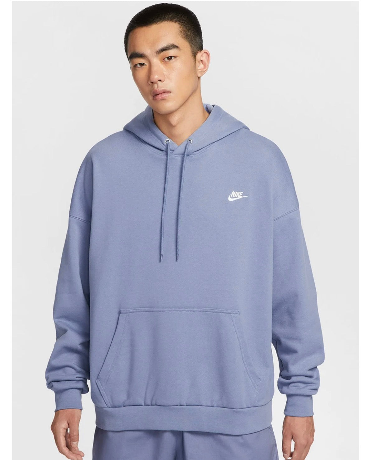Nike Club Fleence  oversized French Terry Pullover Hoodie-Hj1817-499