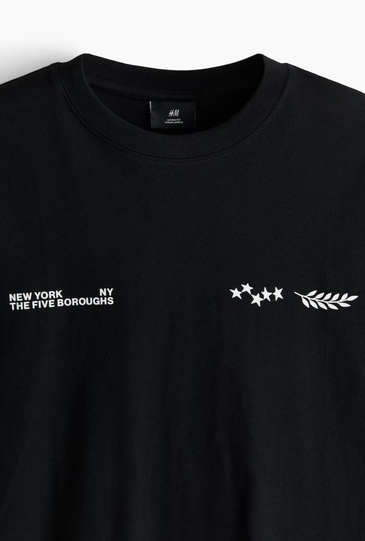 Loose Fit Printed T-shirt -Black/New York -1227157019