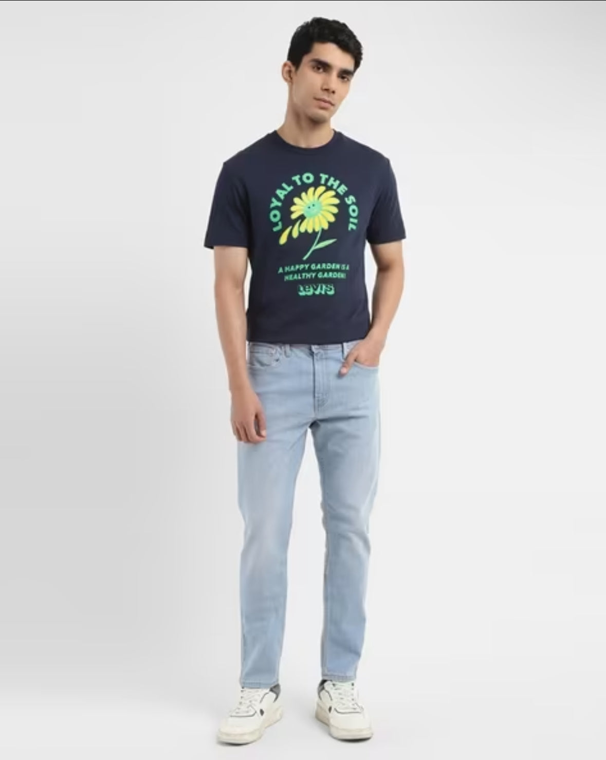 Men Heavily Washed 512 Tapere...