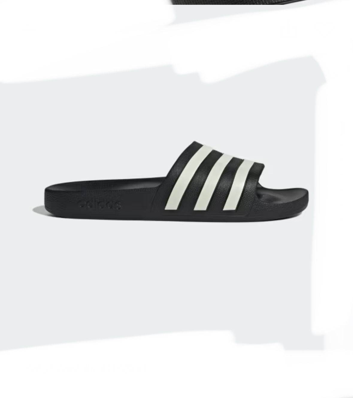 Adilette aqua slides-blck/ivory-Ji1405