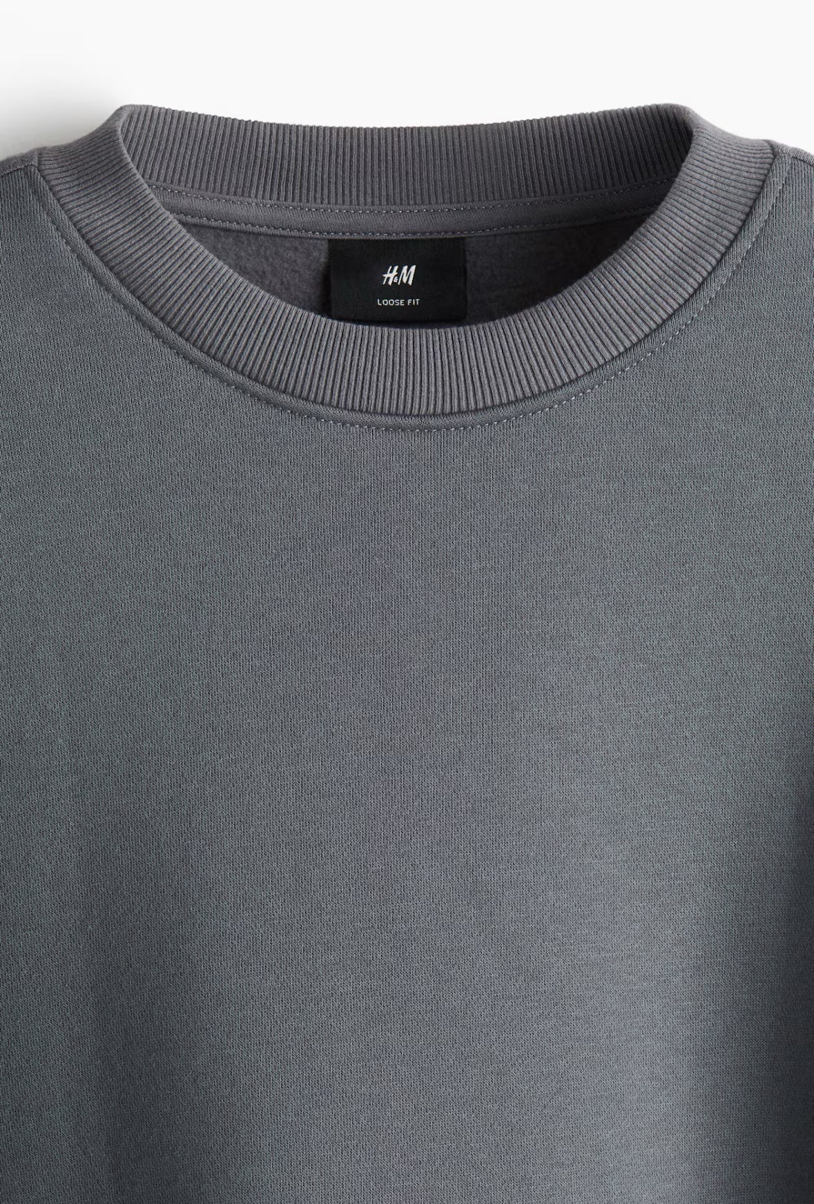 Loose Fit Sweatshirt Dark Grey-1308076007