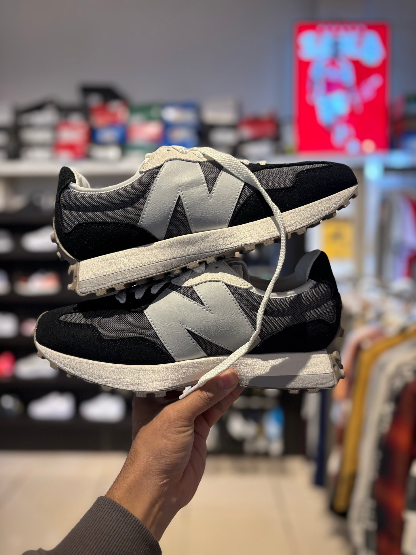 New Balance 327 grey-U327lnb