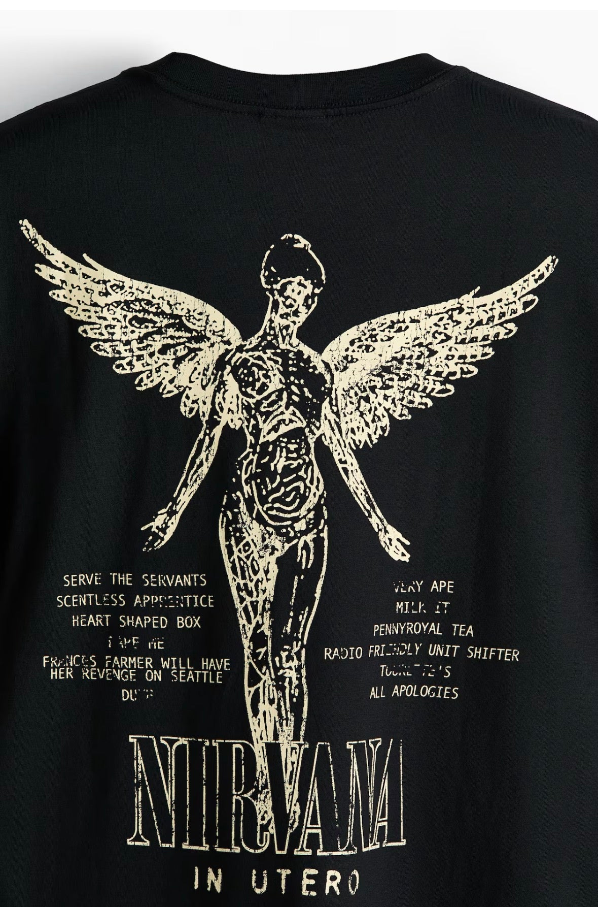 Loose fit Printed T-Shirts-black/nirvana-1323395003