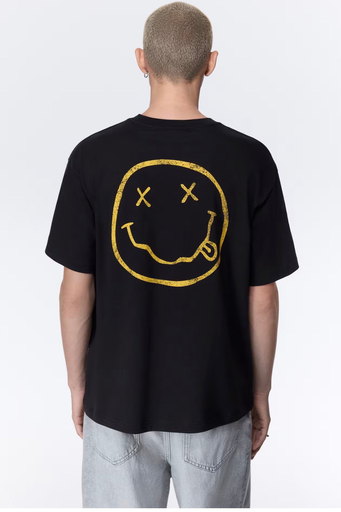 Loose Fit T-Shirts Black/Nirvana-0972640197