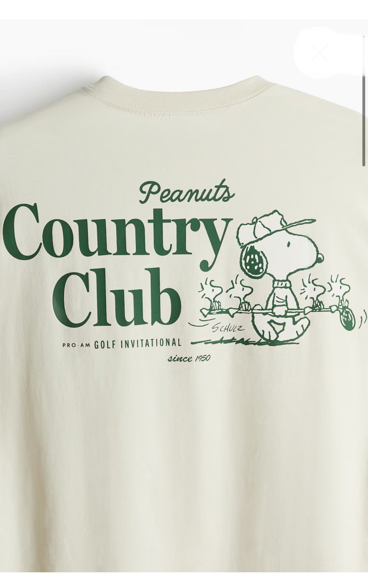 LOOSE FIT PRINTED T-SHIRT -Light beige/Snoopy -1268967002