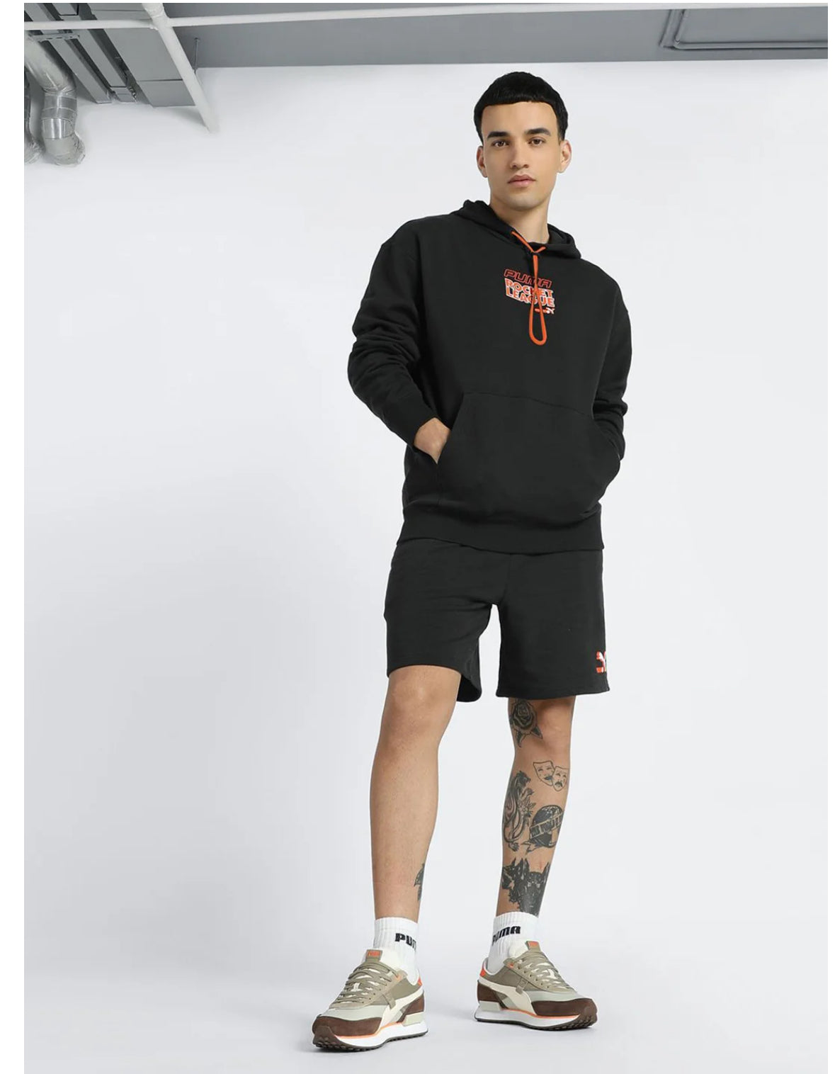 X Rocket League Men’s Relaxed Fit Hoodie-627435 01