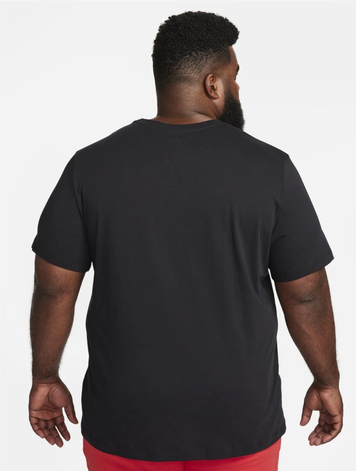 Men Printed Round Neck Pure Cotton Black T-Shirt-fj1122-010