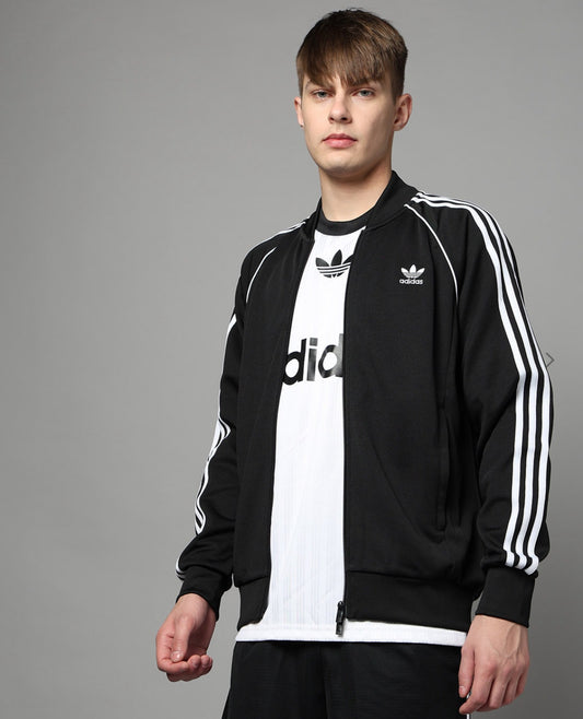 Men SST TR Striped Slim Fit Bomber Jacket-Im4545