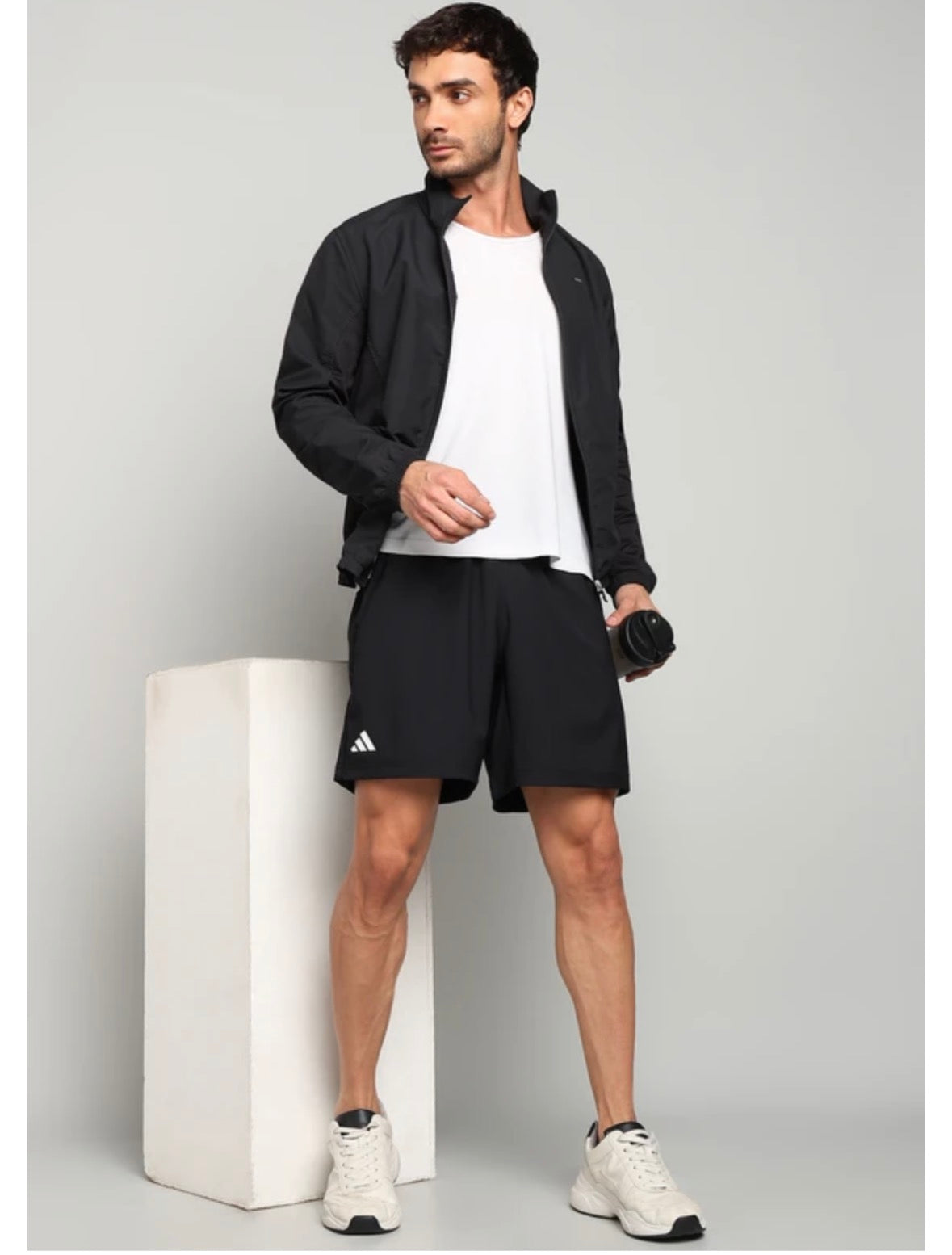Adidas Solid Men Black-Hr8725