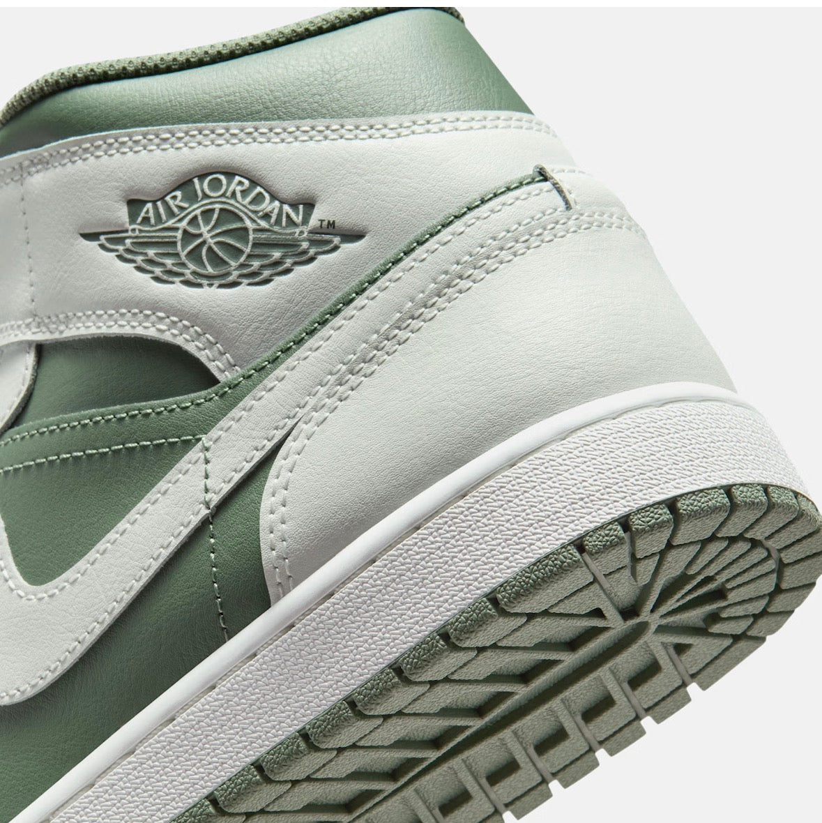 Air Jordan 1 Mid -Summit White|Vintage Lichen -Dq8426-107